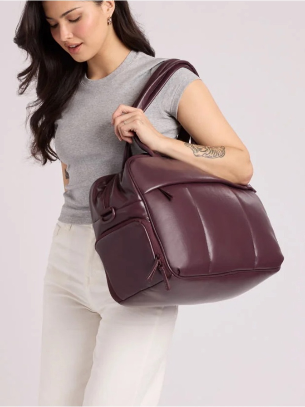 CALPAK Luka Duffle Dark Cherry